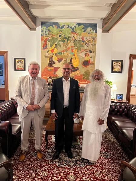 Ambassador received a delegation from Maharishi Ayurveda at India House, 19.09.2025